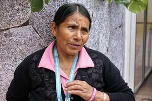 Máxima Acuña Atalaya. Defensora del Medio Ambiente en Su país, Bolivia. 23 de octubre de 2024. Foto Jorge Orozco / El País.