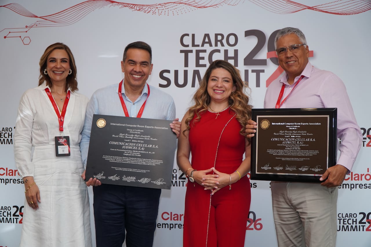 Durante el Claro Tech Summit, esta empresa recibió una certificación de su datacenter.