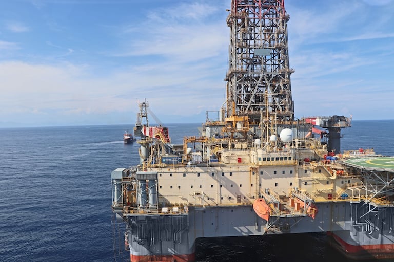 La expectativa de inicio de la producción
de gas natural en el pozo Sirius-2 es de tres años.
Foto: Ecopetrol