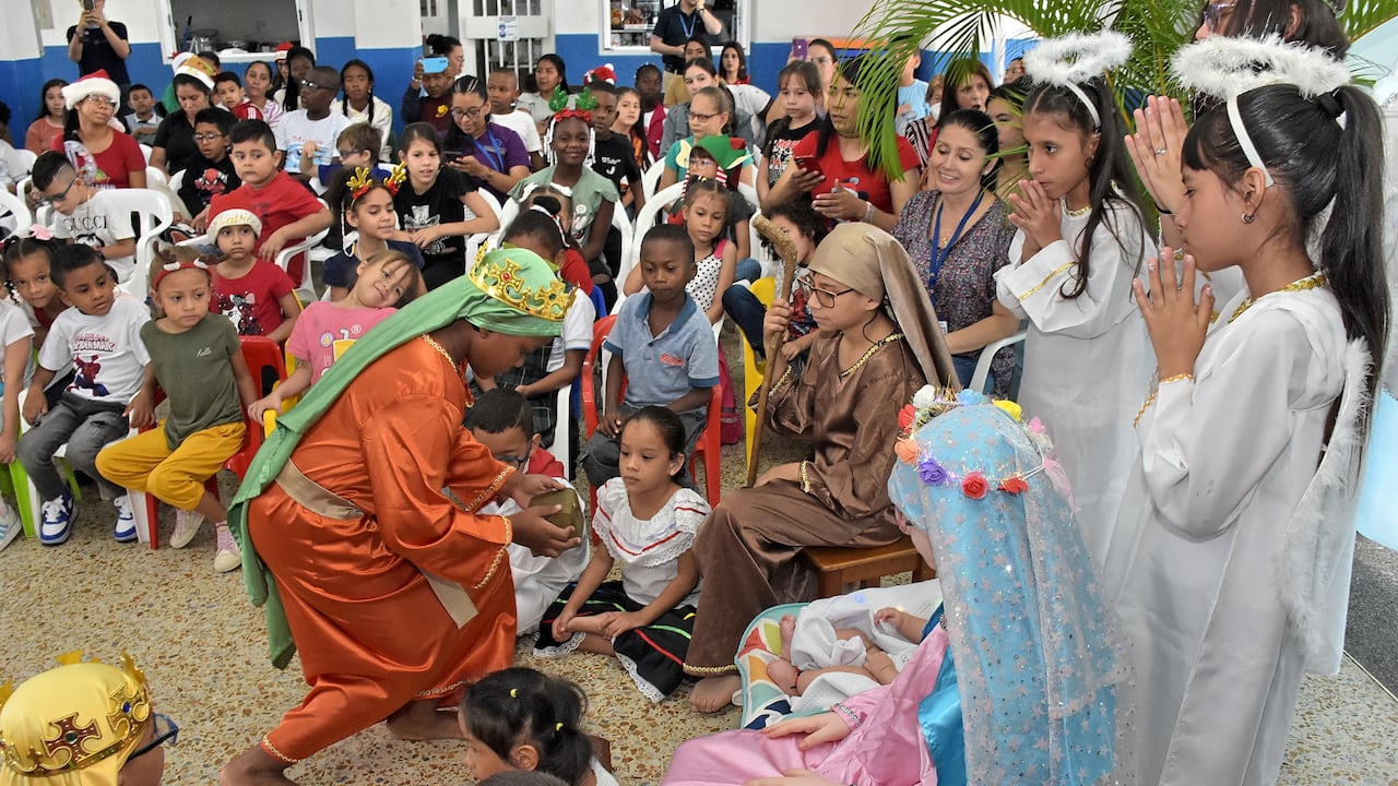 Celebración Novena Navideña Instituto de Ciegos y Sordos.