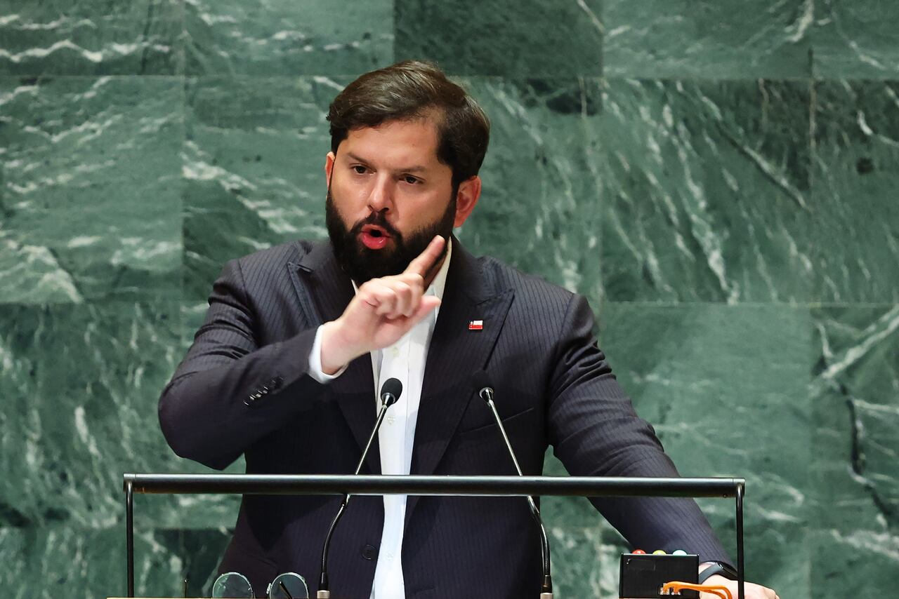 Gabriel Boric, presidente de Chile en la ONU