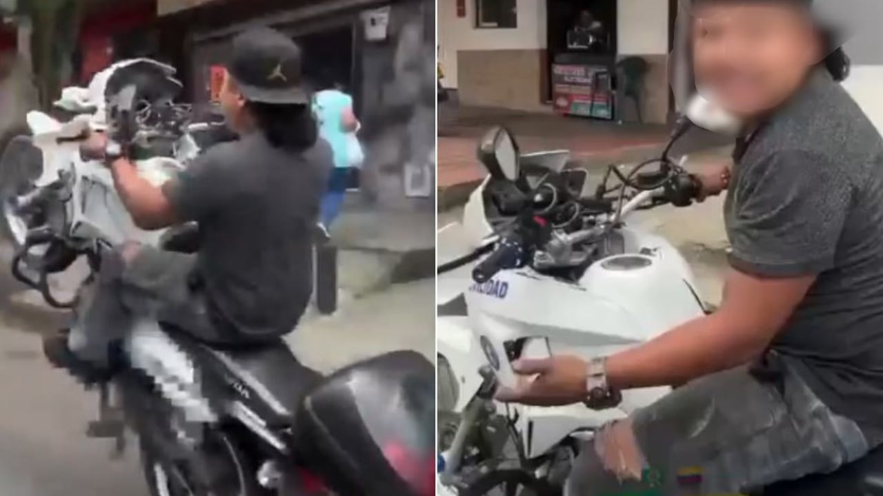 Denuncian que moto del tránsito estaría en manos de particulares en Cali