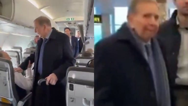 Edmundo González arribó a Noruega sobre las 2:00 de la tarde.