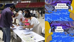 Algunos de los memes que dejó la jornada electoral de este domingo.