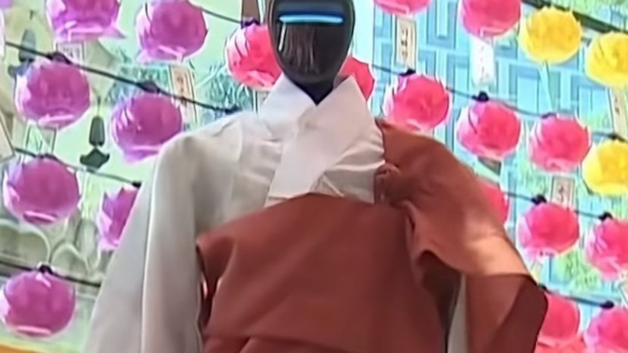 Robot budista.