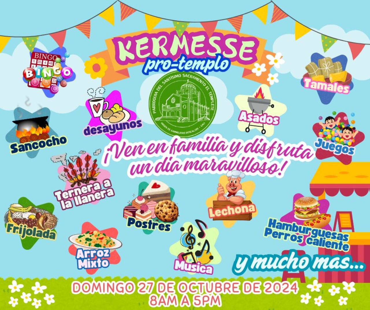 Kermes en el Templete