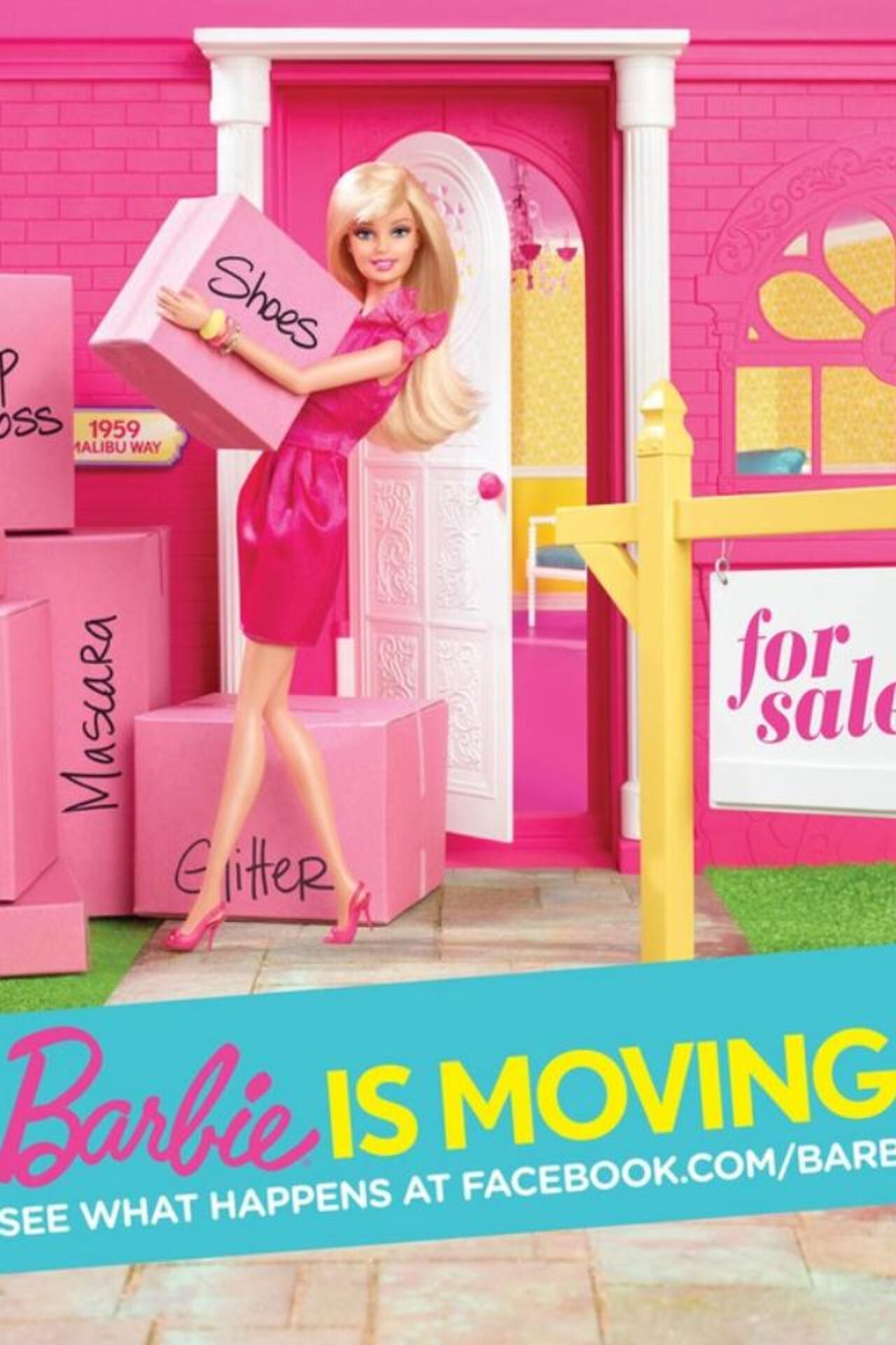 Barbie se muda. Hay toda una campaña de expectativa en Bogotá.