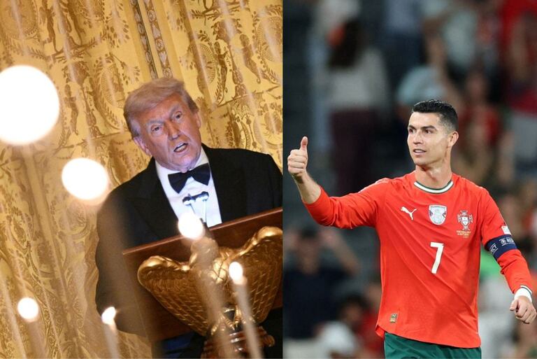 Donald Trump y Cristiano Ronaldo