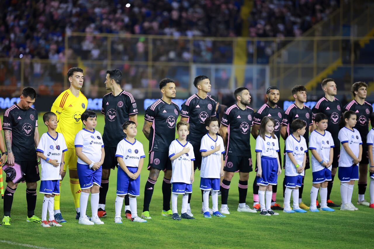 Nómina inicialista del Inter Miami frente a El Salvador.