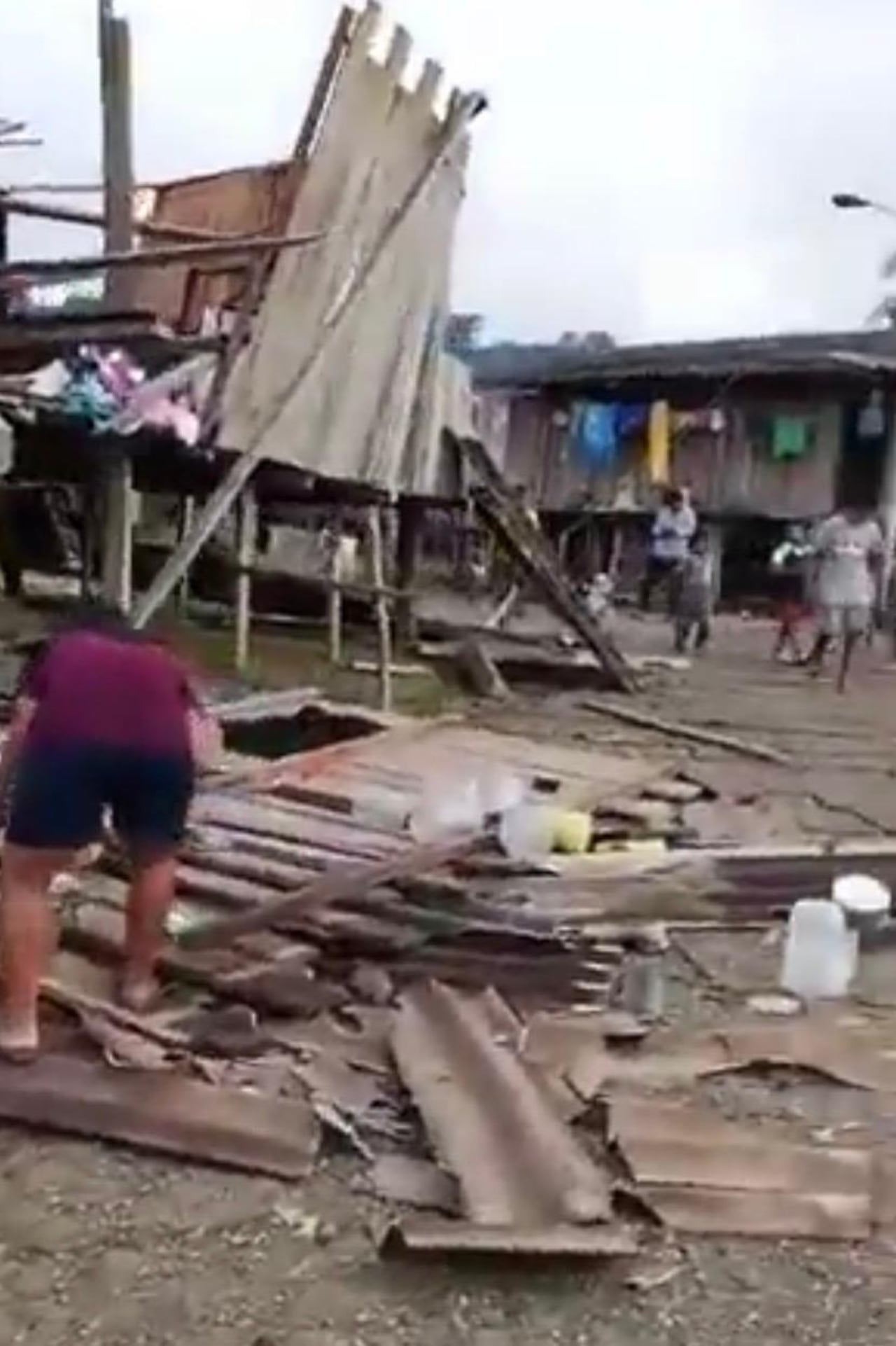 Chachajo, resguardo del pueblo Wounaan ubicado en la cuenca baja del río San Juan, registró afectaciones tras el movimiento telúrico.