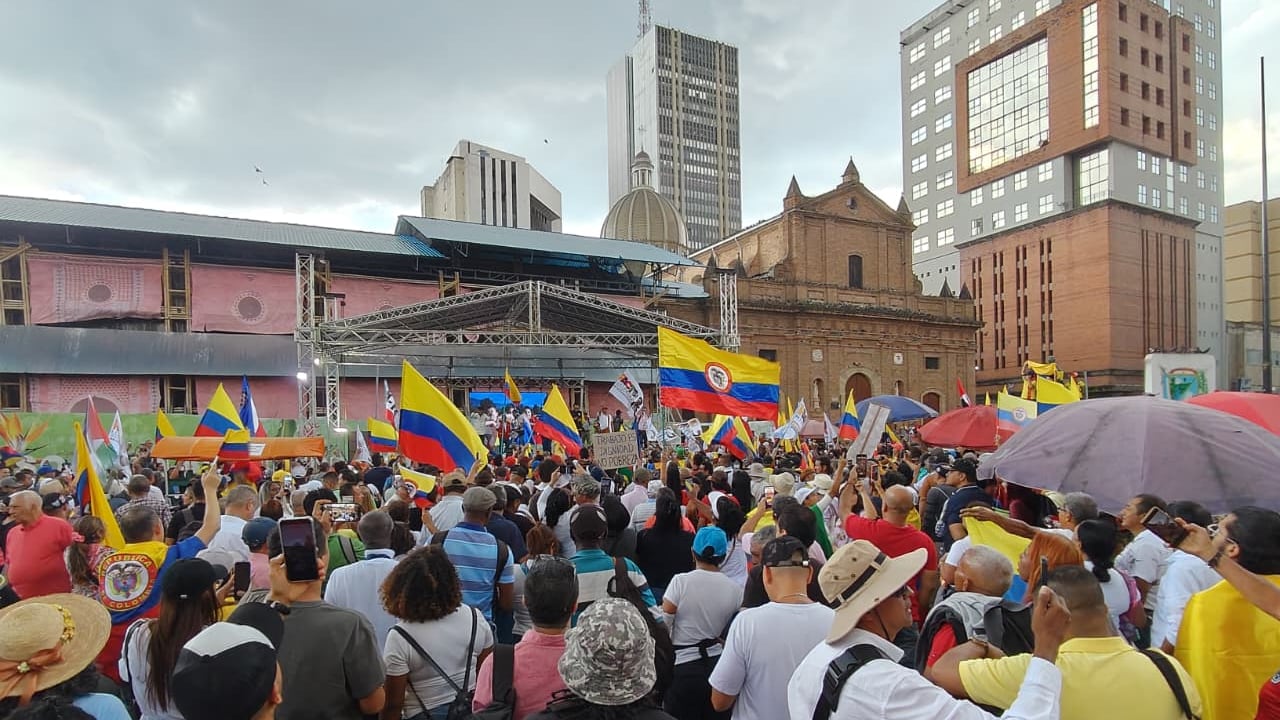 Marchas en Cali por el Salario Mínimo Vital