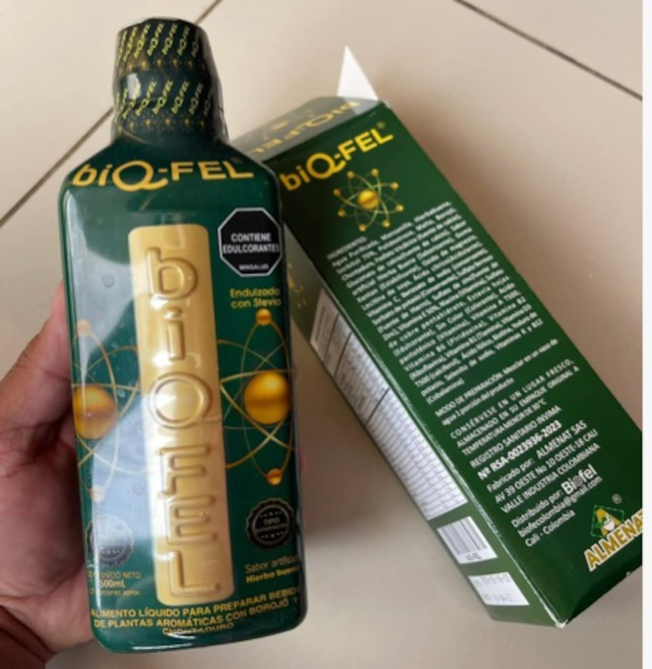 El Invima emite alerta sanitaria sobre la comercialización fraudulenta del producto Alimento Líquido con marca “biQ-FEL”