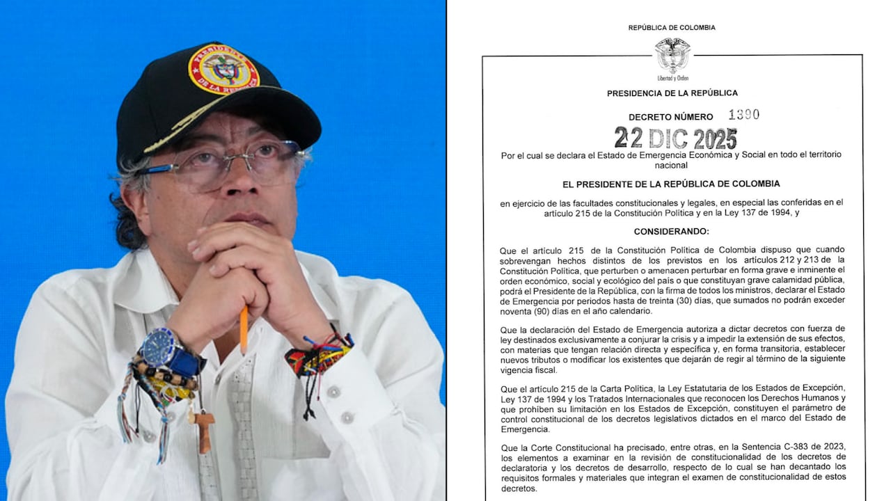 Gobierno Petro decretó emergencia económica.