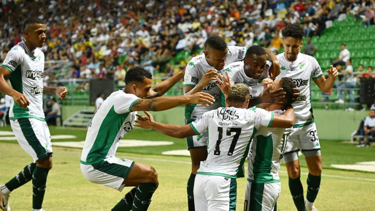 Imagen del partido entre Alianza Fútbol Club y Deportivo Cali por la fecha 2 del primer semestre de la Liga colombiana 2024.