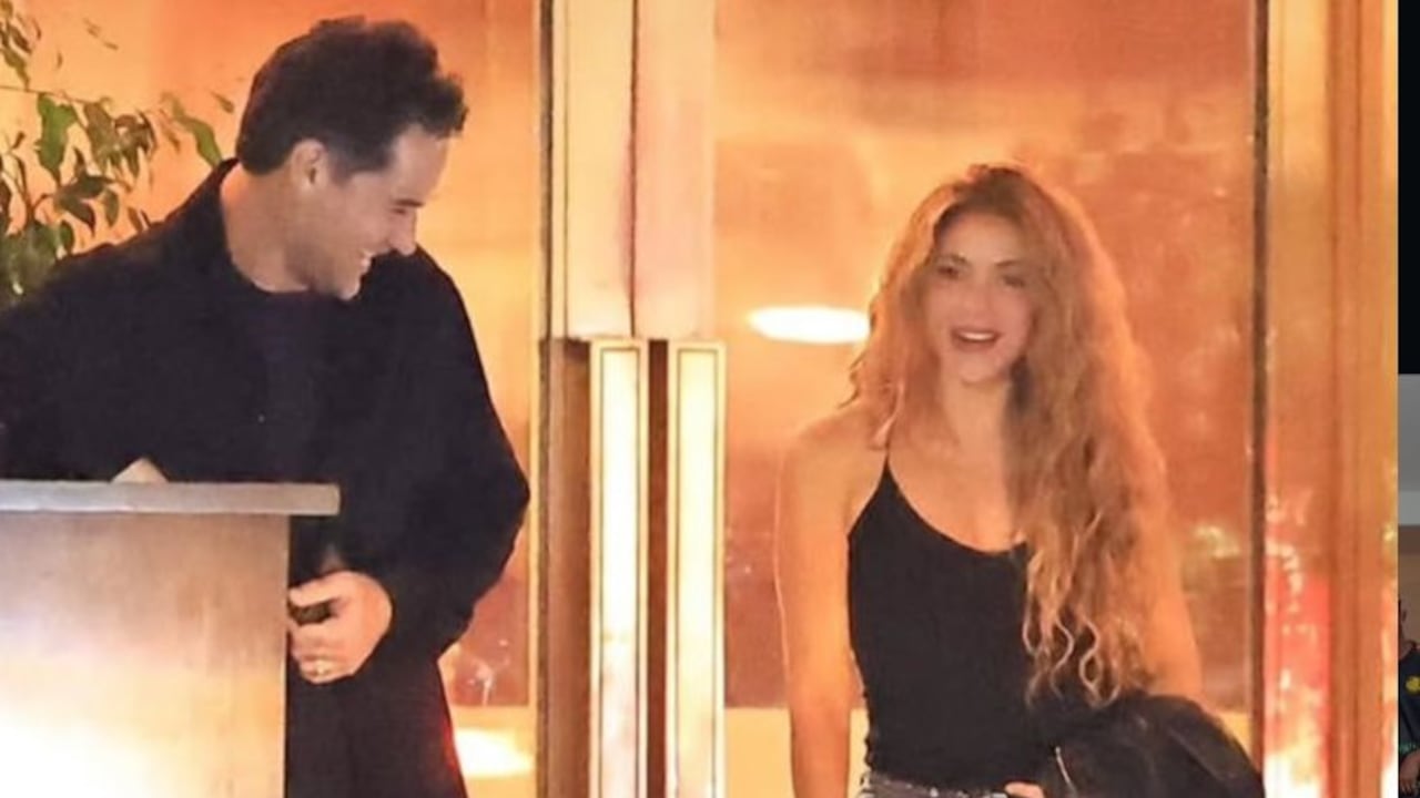 Shakira fue vista saliendo con reconocido actor mexicano.
