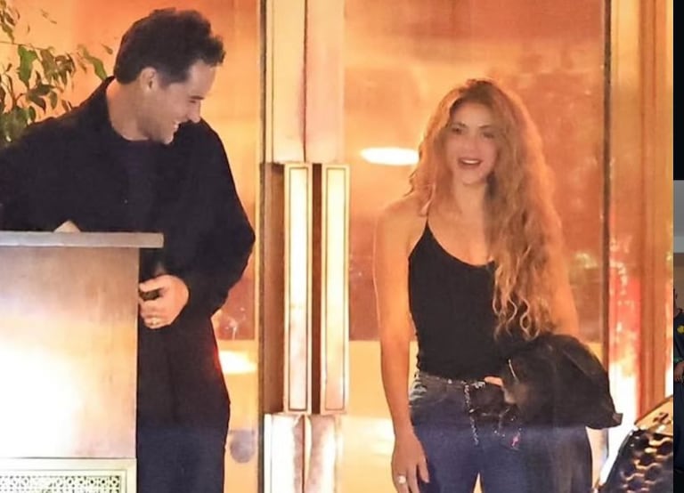 Shakira fue vista saliendo con reconocido actor mexicano.