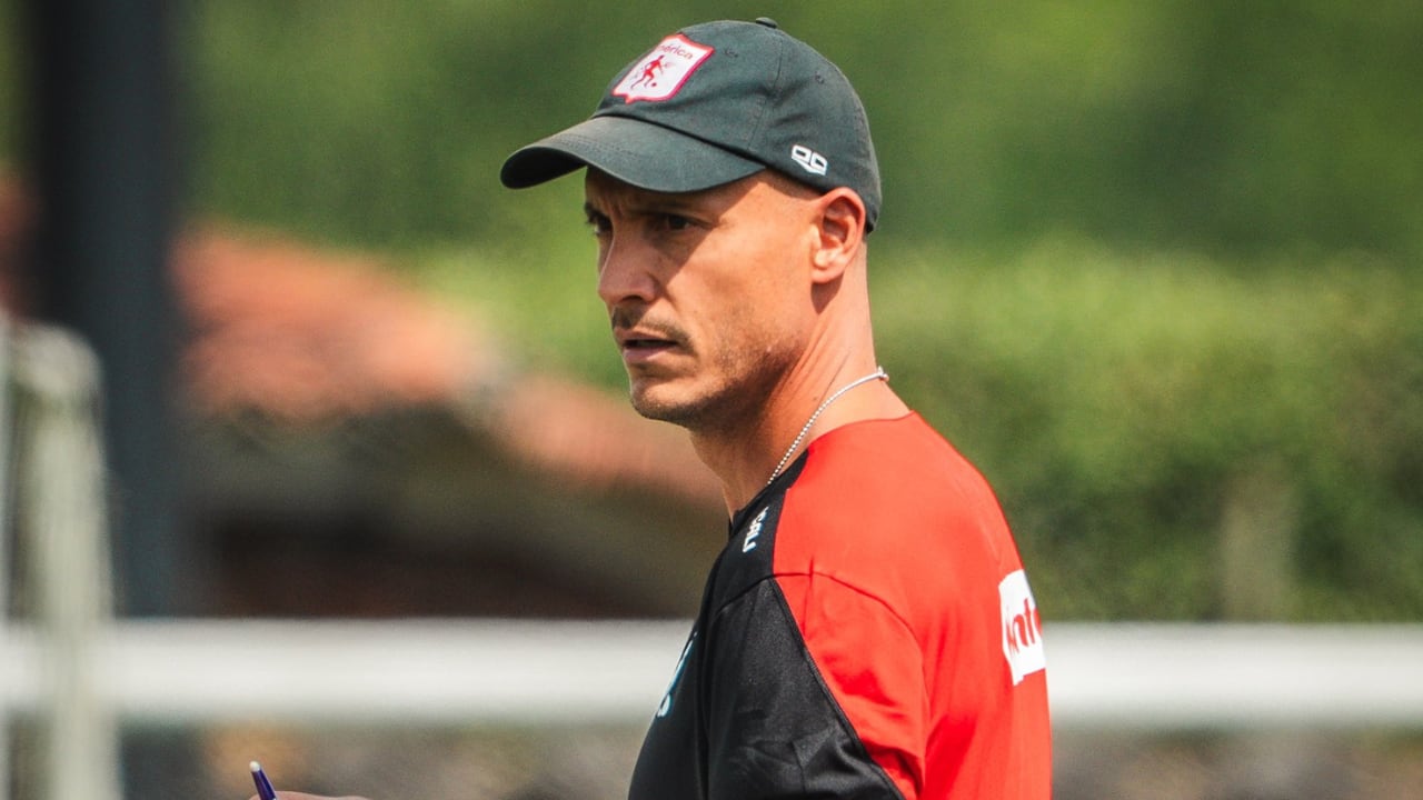 David González, entrenador de América de Cali.