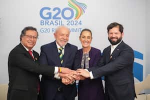 El mandatario colombiano sostuvo una reunión en la que participó el presidente de Brasil, Luiz Inácio Lula da Silva, el jefe de Estado de Chile, Gabriel Boric, y la recién posesionada presidenta de México, Claudia Sheinbaum.