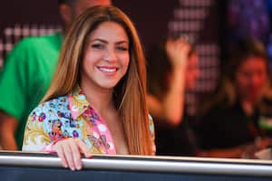 La cantante colombiana Shakira, asiste al Gran Premio de F1 de España en el Circuito de Barcelona-Catalunya el 4 de junio de 2023 en Barcelona, España.