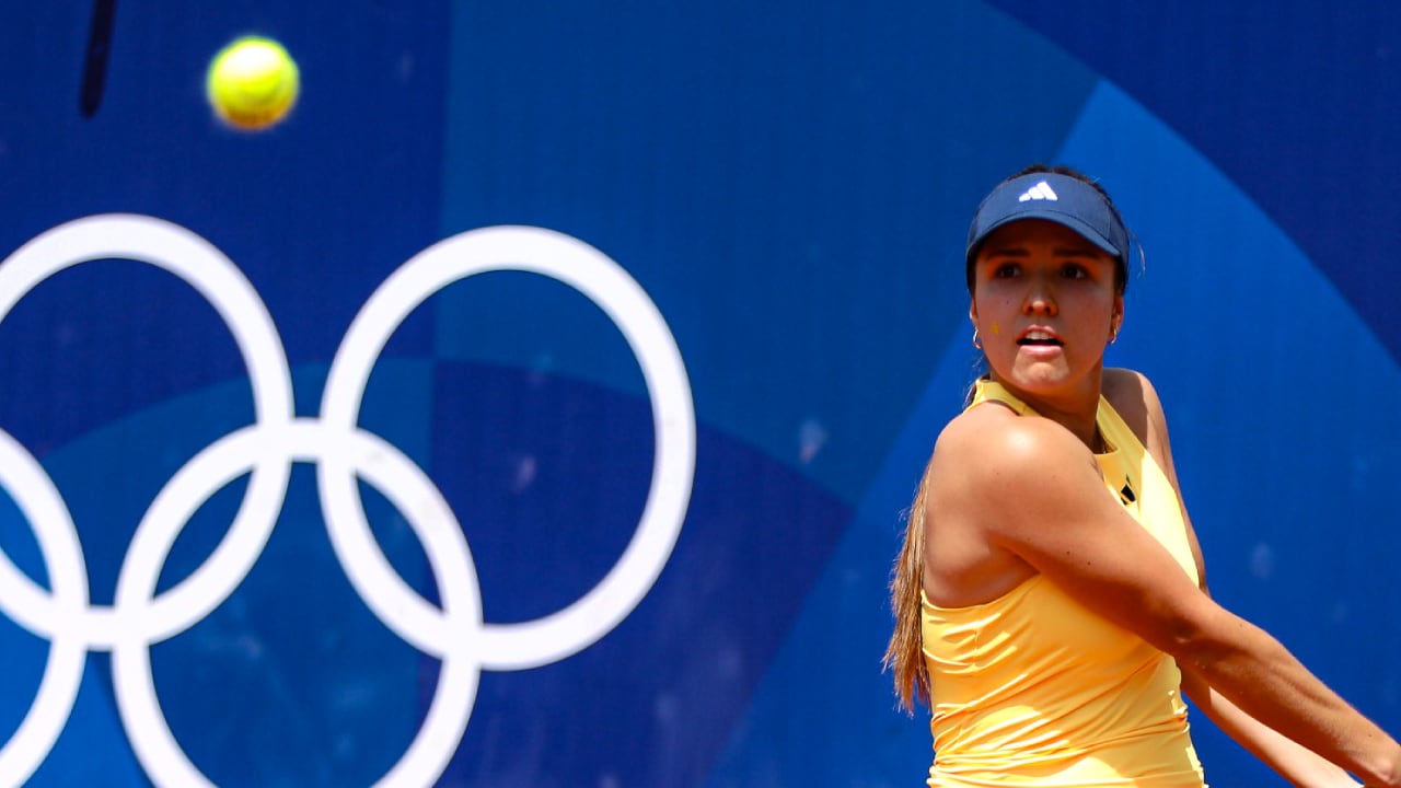 Camila Osorio, tenista colombiana, en París-2024
