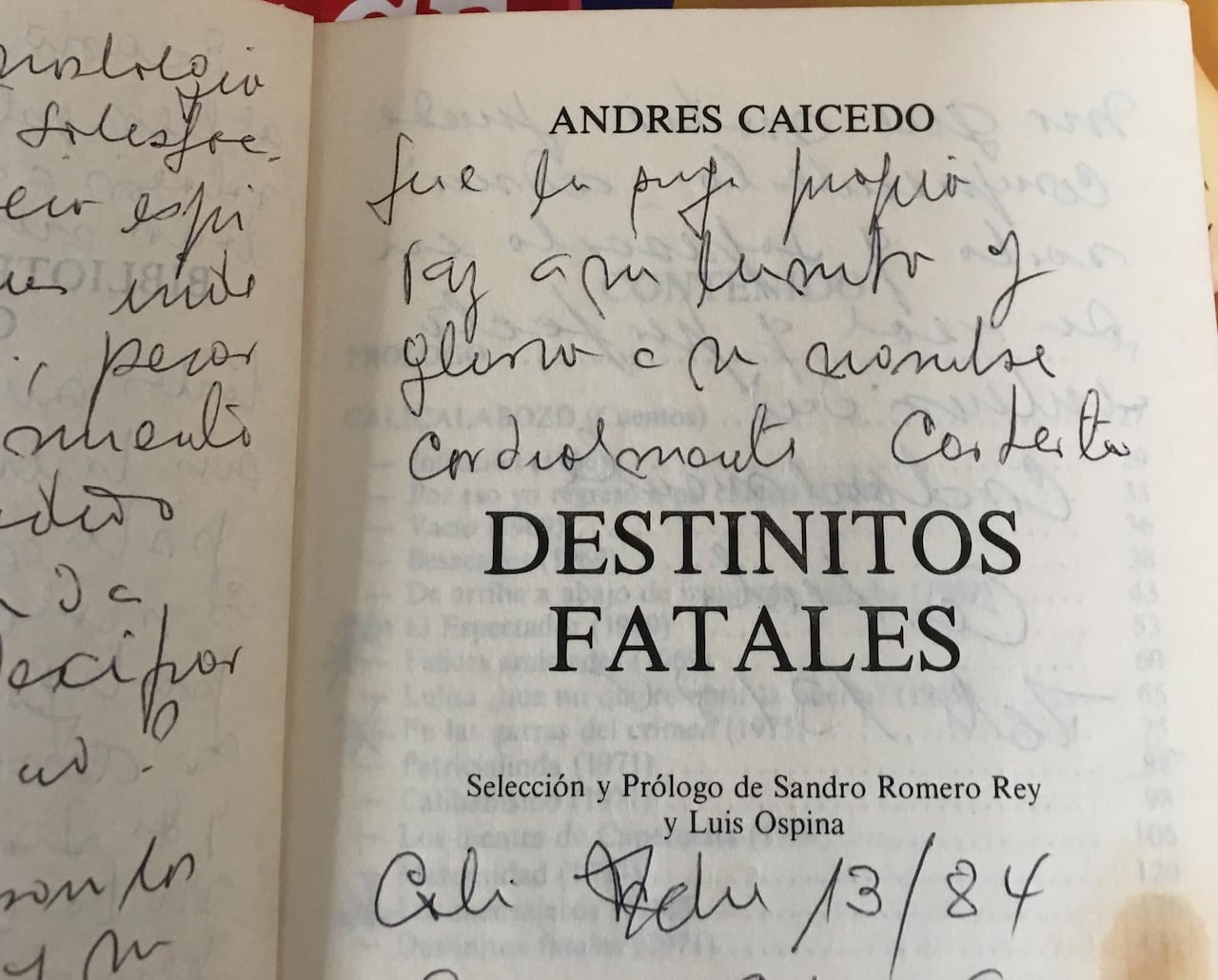 Destinitos Fatales, Sandro Romero Rey.