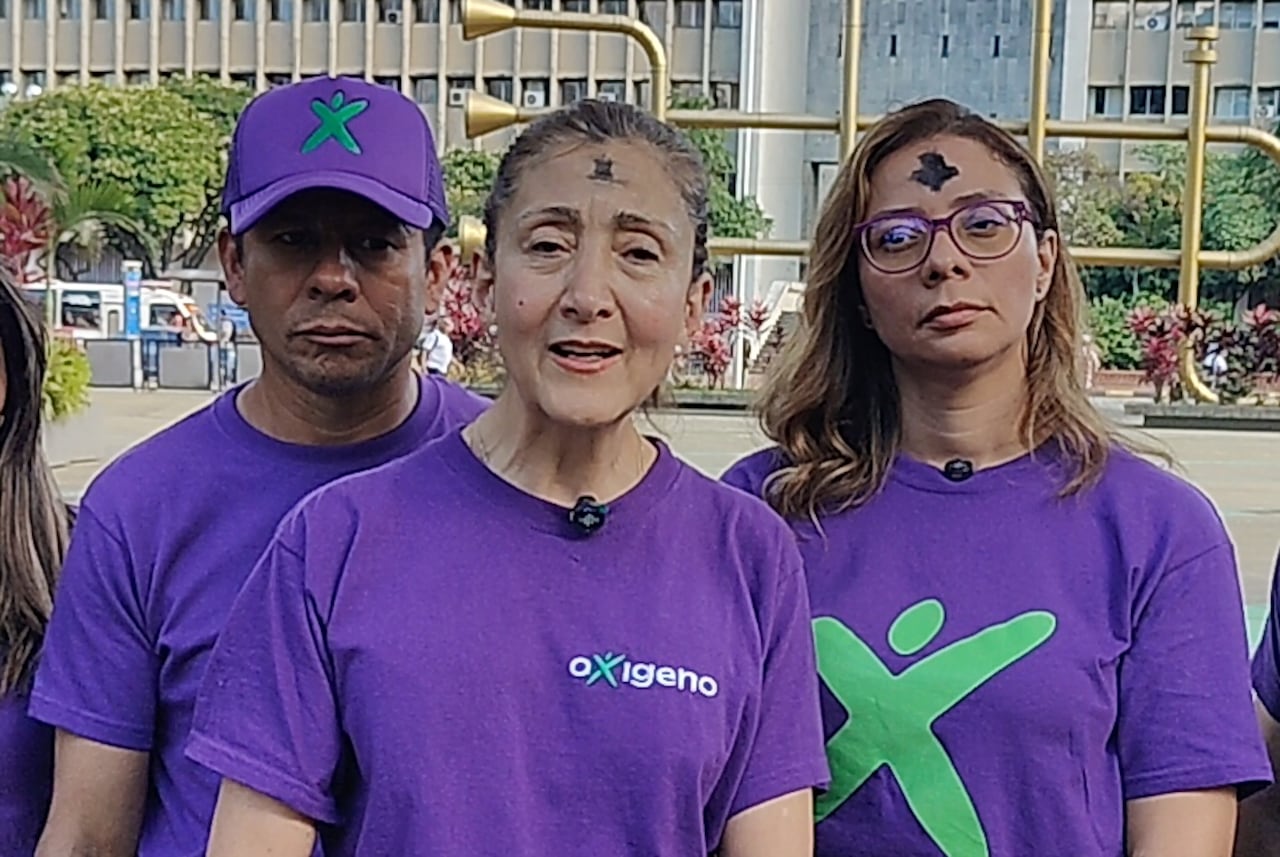 Ingrid Betancourt, en campaña política en Cali. Partido Oxígeno