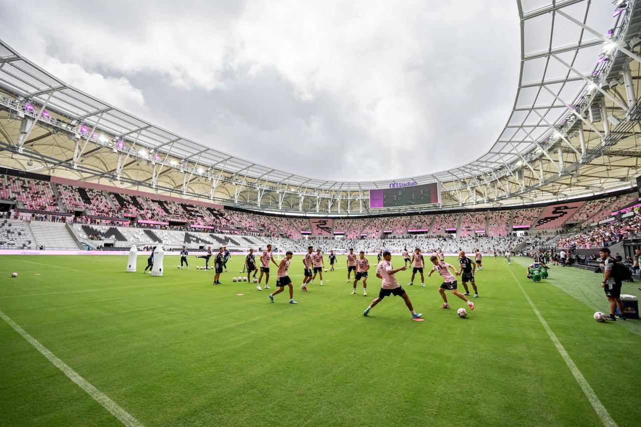 Panorámica del nuevo estadio del Inter de Miami.