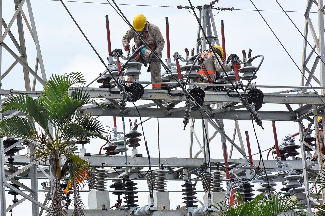 Mantenimiento de redes eléctricas de Emcali, Planta Puerto Mallarino.