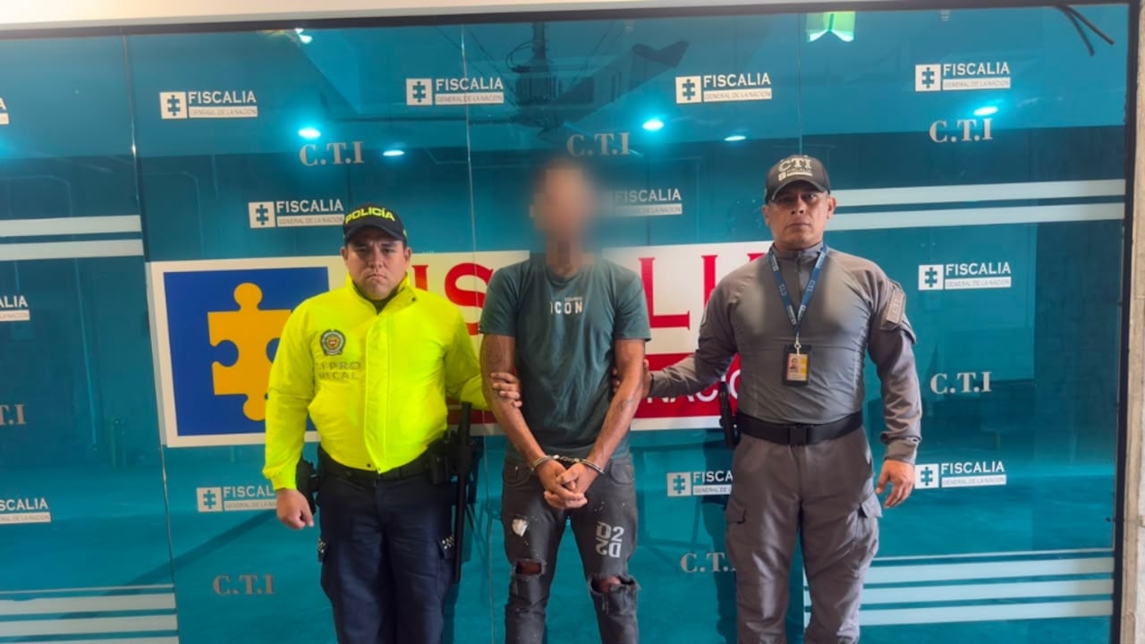 Imagen del capturado por el caso del barrio Julio Rincón.
