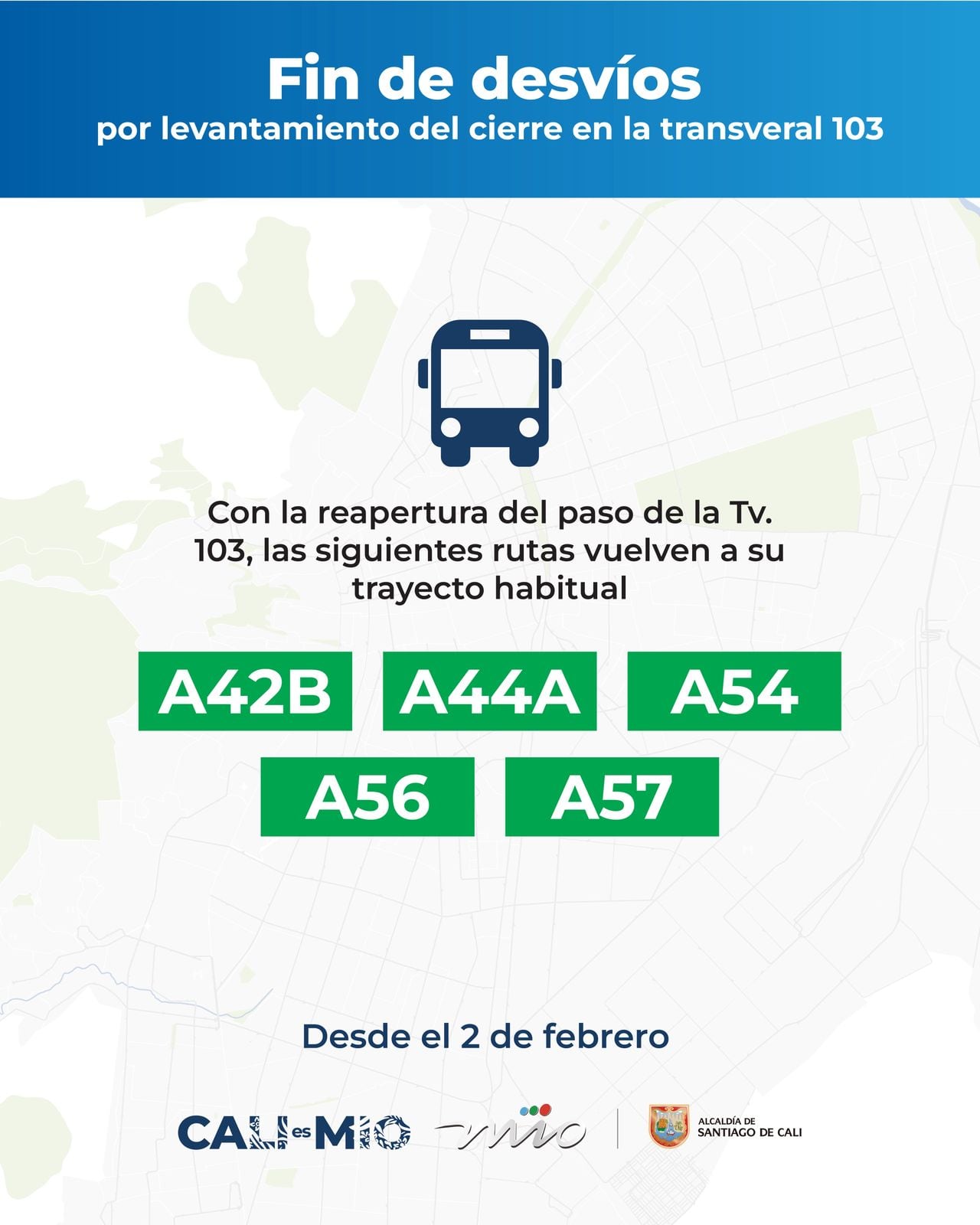 Reactivan rutas del MÍO