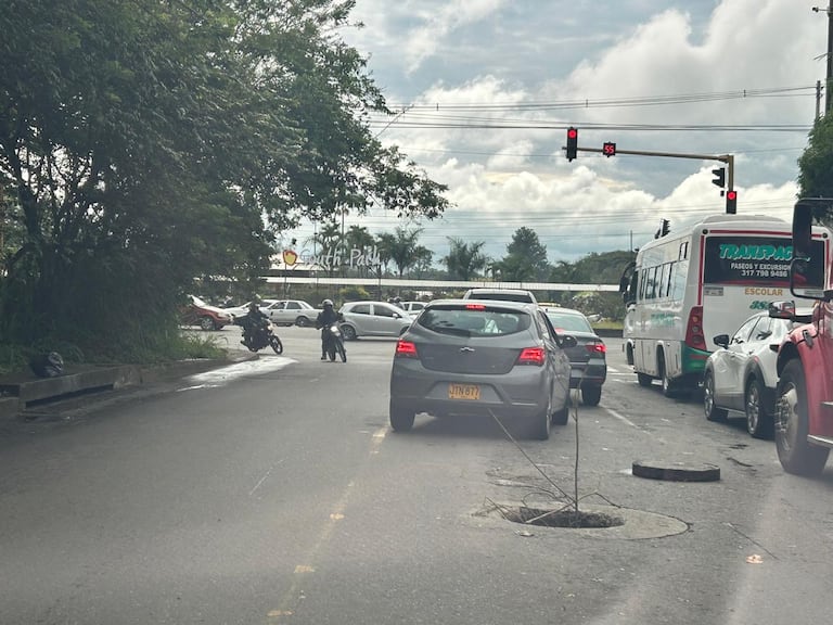 Esta es una de las imágenes que reportaron a El País Denuncia algunos ciudadanos.