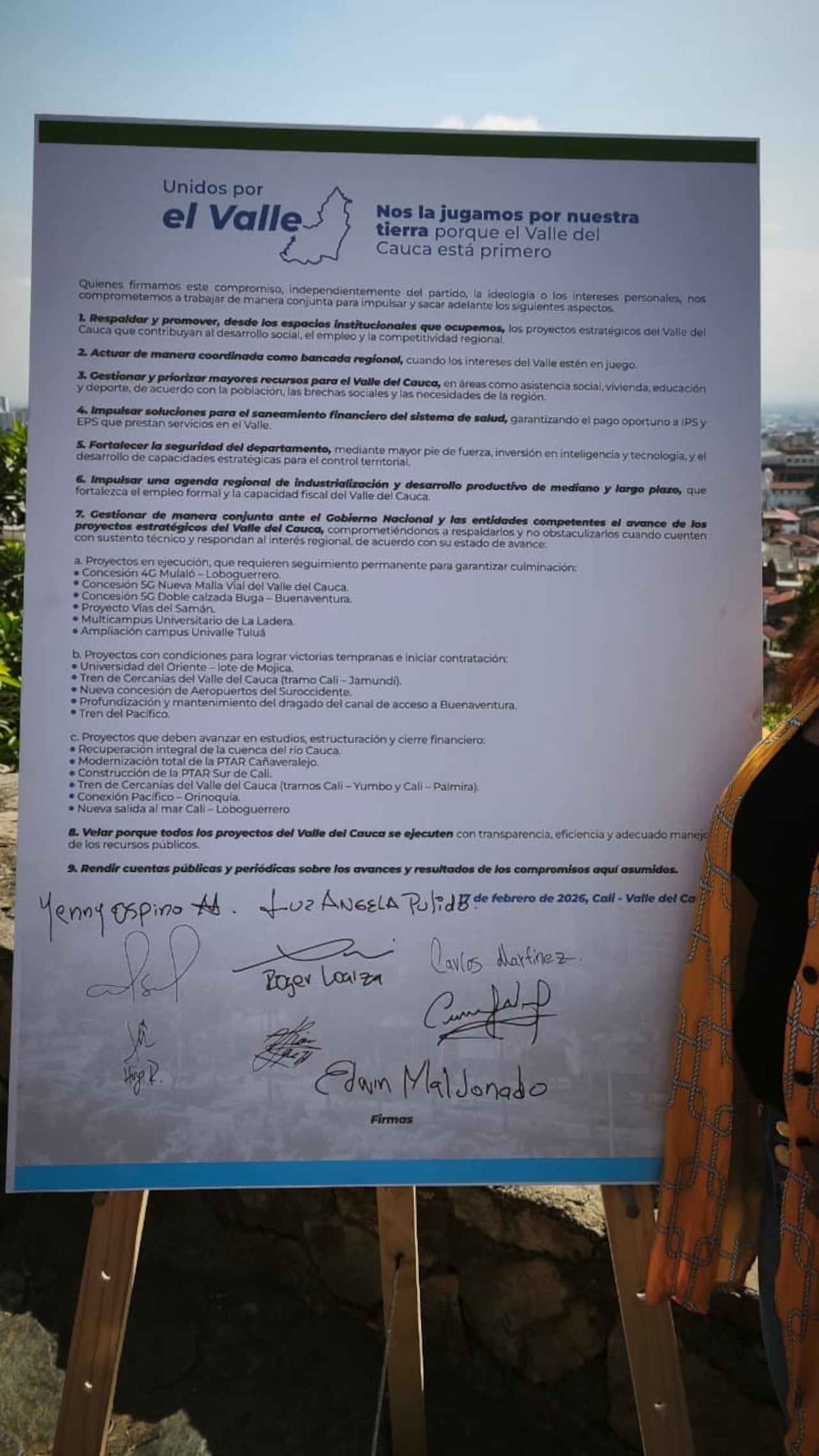 Estos son los puntos a los que los candidatos al Congreso se comprometieron.