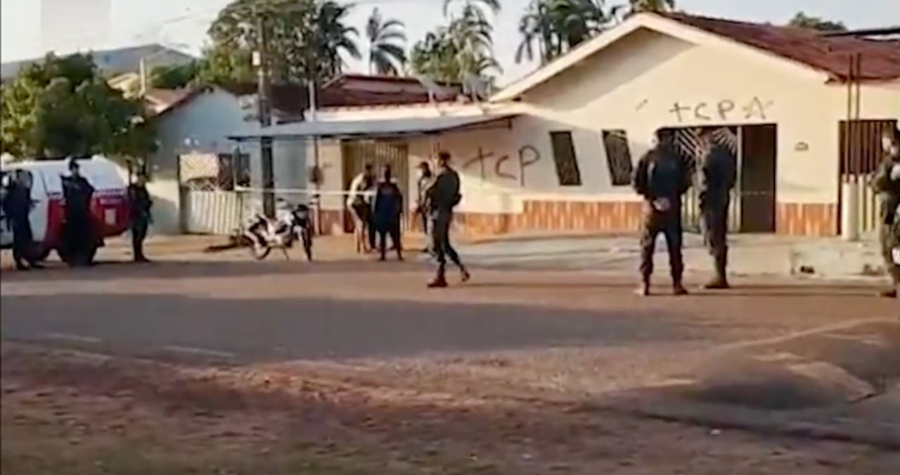 Autoridades hacen presencia en el lugar del asesinato de Evelyn Lima Dantas.