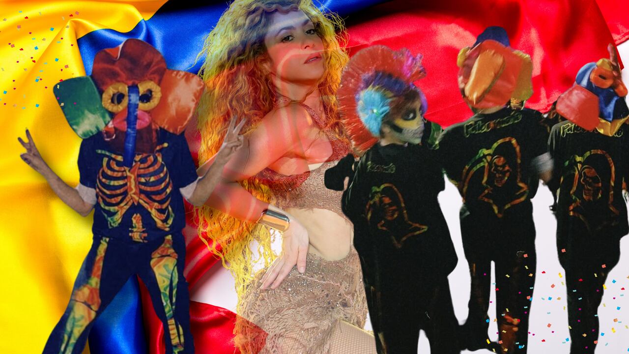 La artista barranquillera logró recorrer el desfile sin que nadie notara su presencia