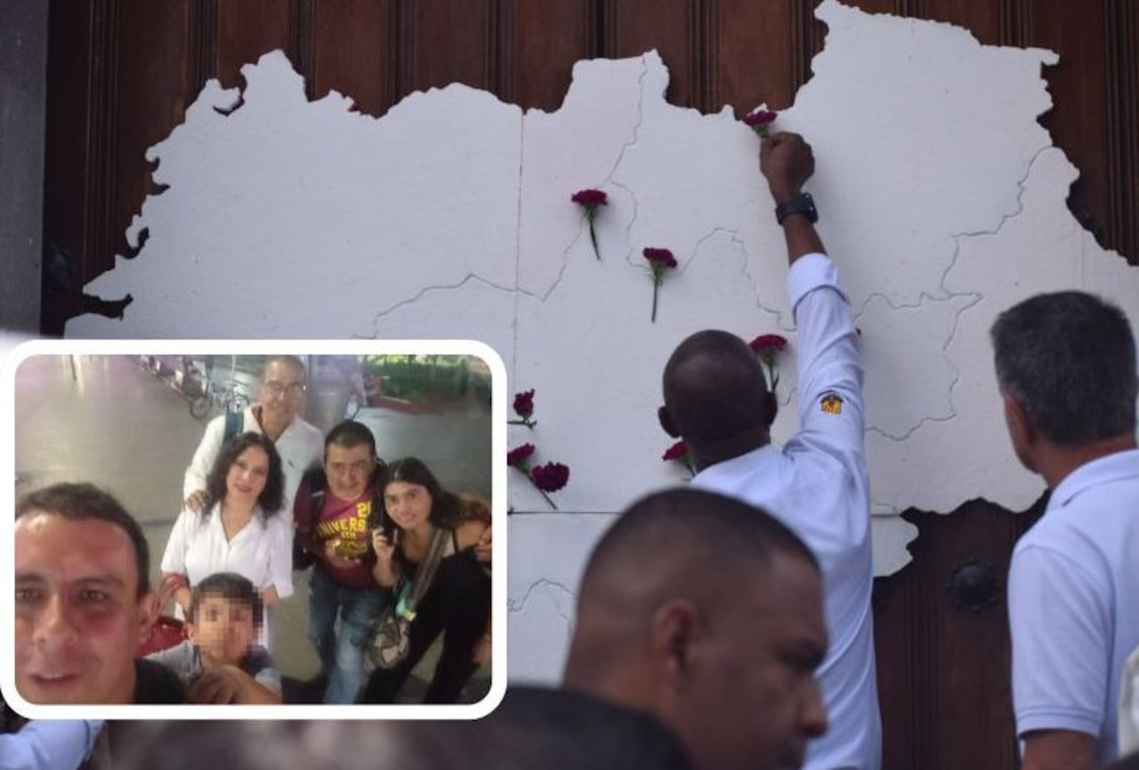 Periodistas caucanos realizaron un plantón en el parque Caldas de Popayán para rechazar el asesinato del reportero Mateo Pérez Rueda y exigir garantías para ejercer la labor informativa