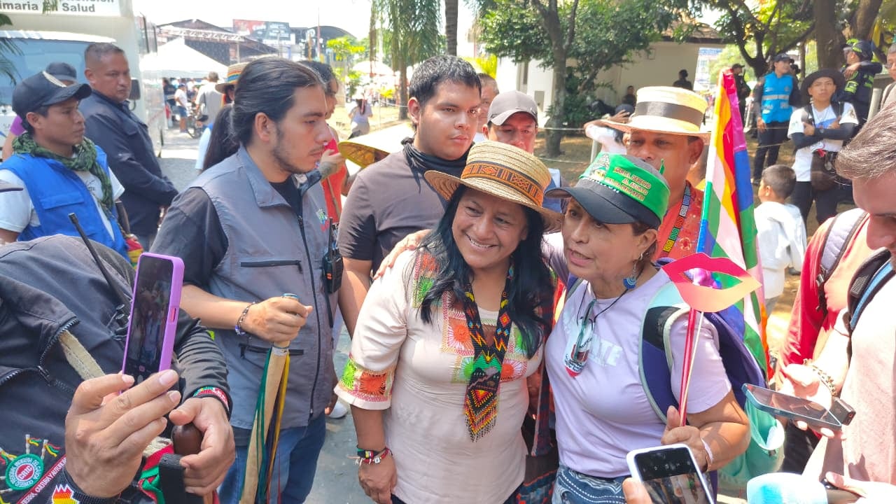 Aida Quilcué en Cali