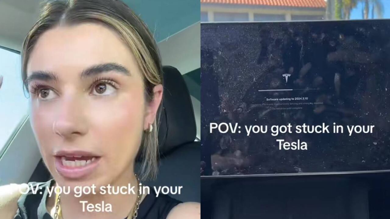 La mujer decidió no abrir las puertas por la emergencia pues temía que dañaría su vehículo