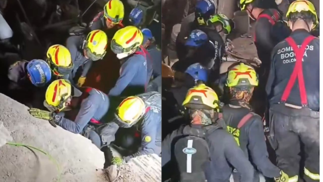 Carlos Esteban Rebolledo, de 35 años, fue extraído con vida a las 3:57 a. m. tras permanecer atrapado en una edificación afectada en Cali.
