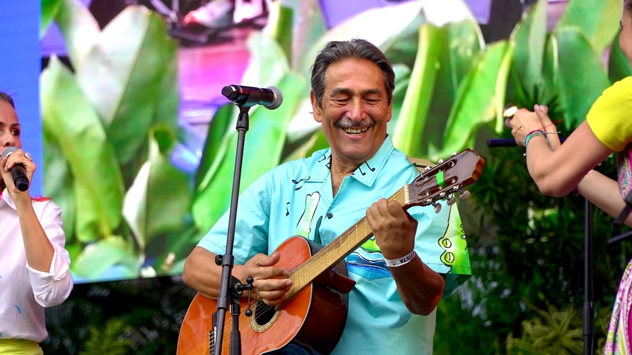 Jairo Ojeda, en una presentación, durante la COP16, que tuvo como sede Cali.