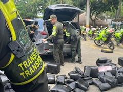 Incautación de Marihuana en la vía Cali - Andalucía.