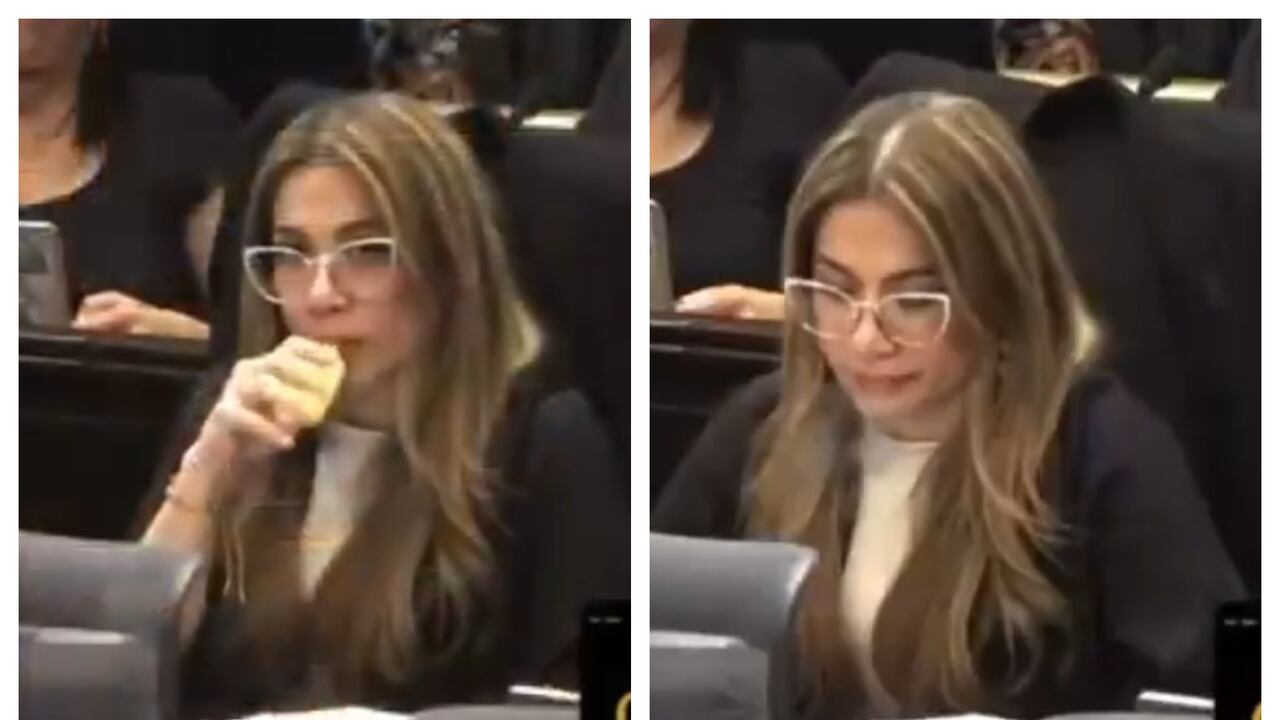 La representante Cathy Juvinao en discusión de reforma a la salud es sorprendida vapeando.