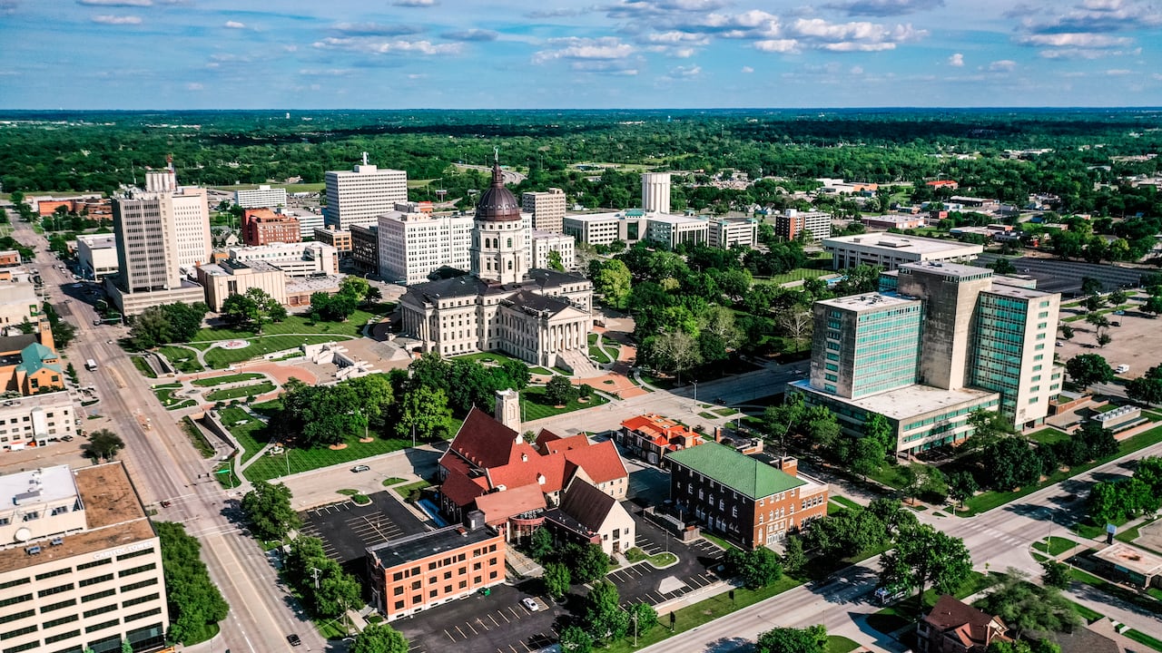 Kansas State Capitol, Topeka, Kansas.