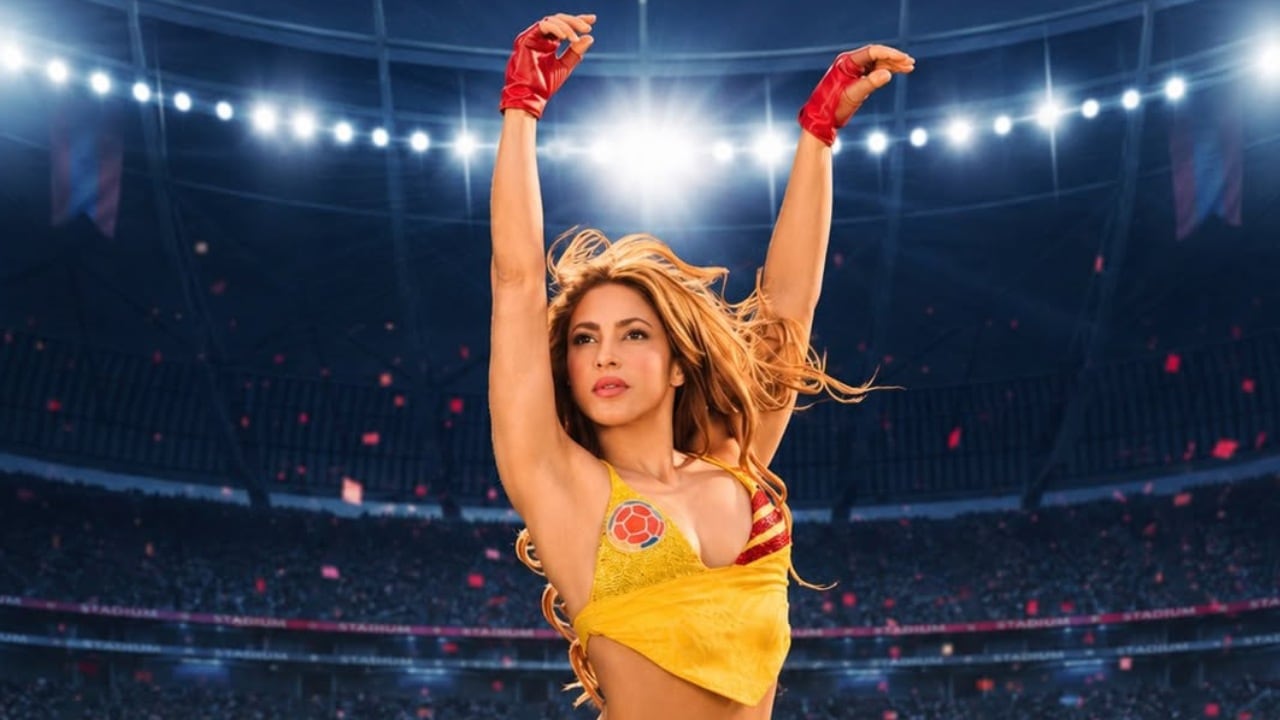 Shakira se lució en el mundial.