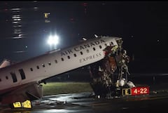 Choque avión Air Canada