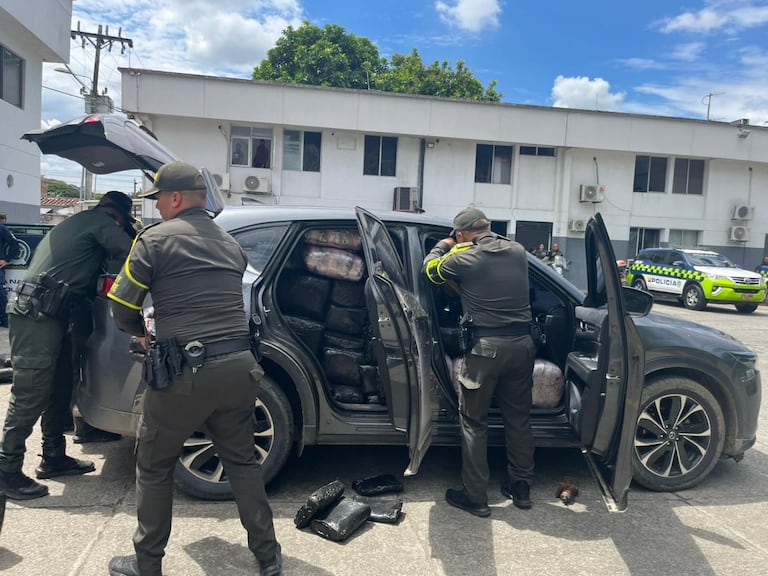 Transporte de marihuana en las carreteras del Valle.