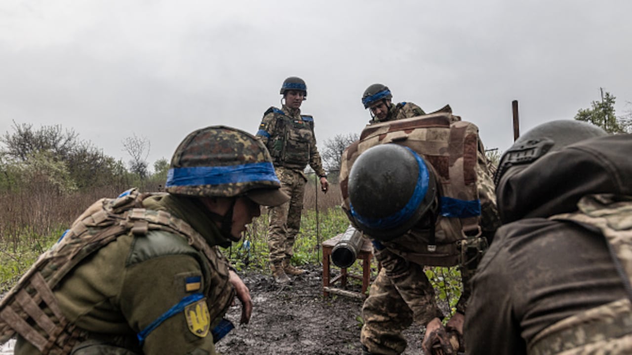Un total de 12 brigadas con unos 4.000 soldados cada están listas para la contraofensiva que lanzarán las Fuerzas Militares de Ucrania para tratar de recuperar el control de varias zonas de ese país que se encuentran en poder de Rusia tras la invasión que se inició en febrero de 2022. (Photo by Diego Herrera Carcedo/Anadolu Agency via Getty Images)