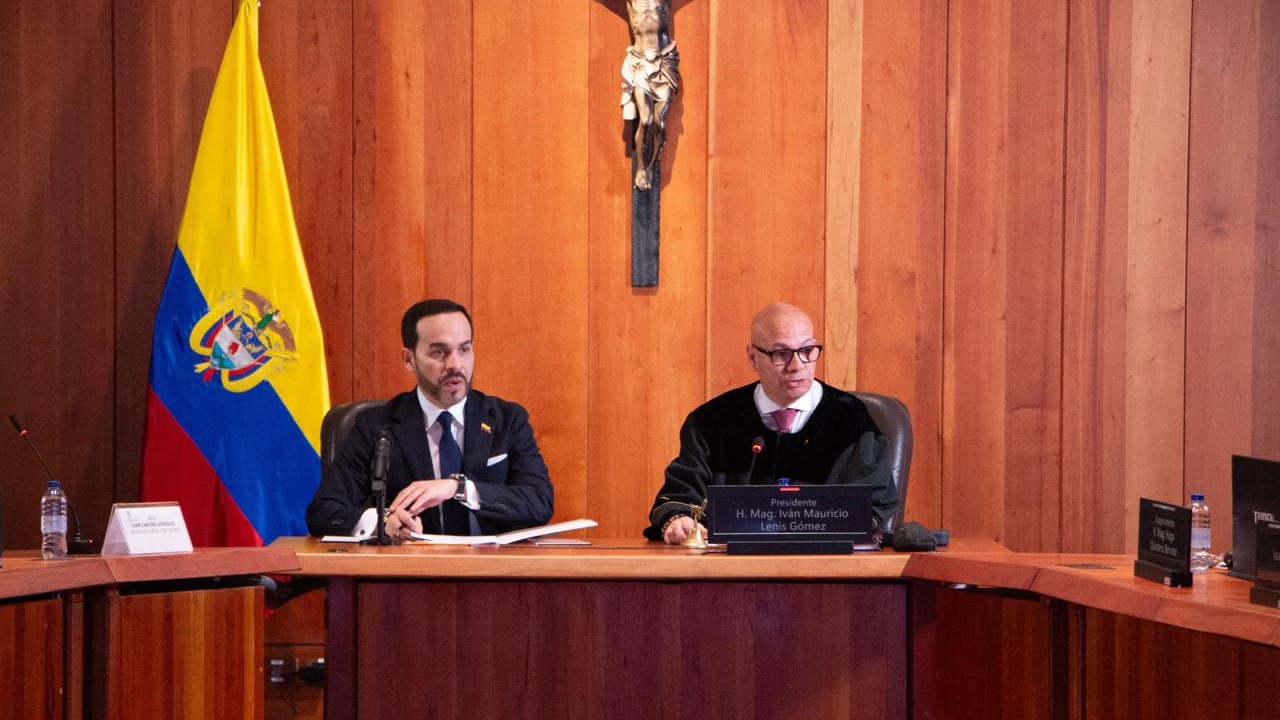 Reunión del presidente De la Espriella con los magistrados de la Corte Suprema de Justicia
