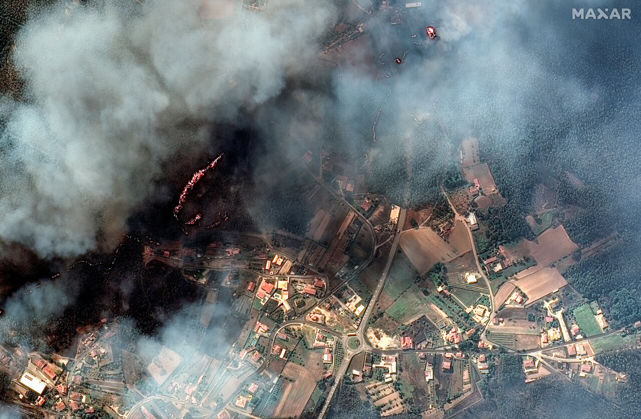 Incendios forestales en Portugal