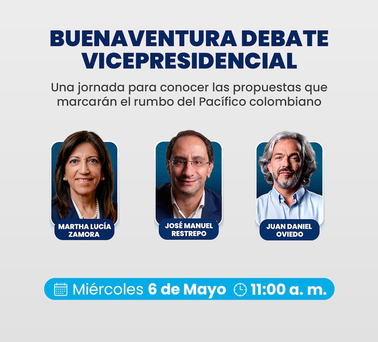 Las fórmulas vicepresidenciales presentarán propuestas enfocadas en las necesidades de la región.