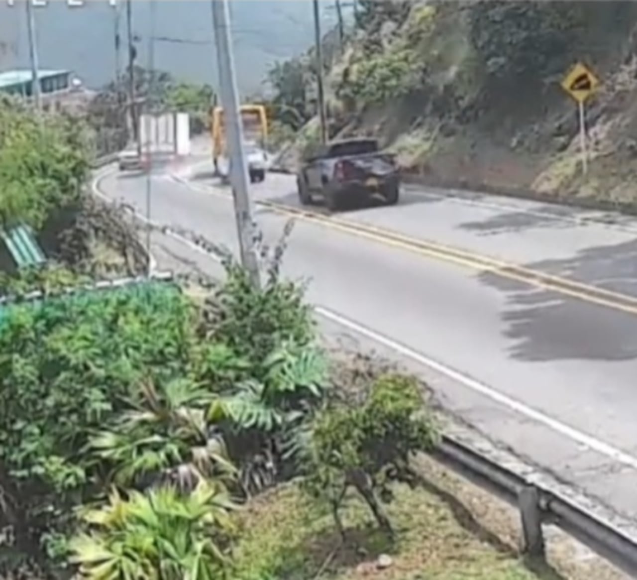 Imprudencia en las vías del Valle.